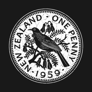NEW ZEALAND COIN ONE PENNY 1959 T-Shirt