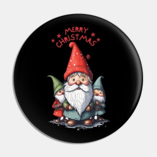 gnome christmas Pin