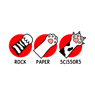 Rock Paper Scissors cat T-Shirt