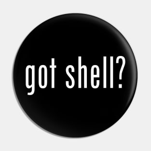 got shell? 90s throwback inspired simple & elegant graphic Pin