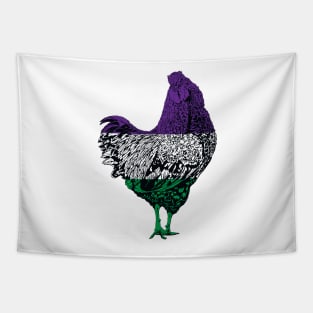 Chicken 4: Genderqueer Pride (2022) Tapestry