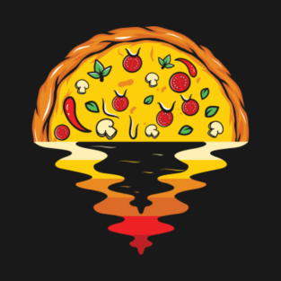 Pizza Sunset T-Shirt