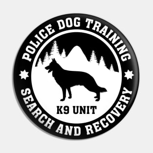 K9 Police Dog Training Pin