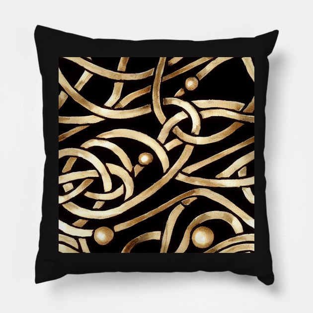 Traditional Celtic pattern, model 21 Pillow by Endless-Designs