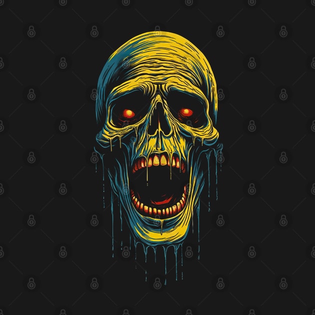 Creepy Skull by Allbestshirts