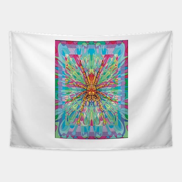 Trippy Tarantula Art Tapestry by IgorAndMore