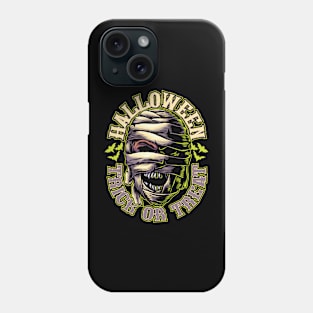 Halloween - Mummy Illustration Phone Case