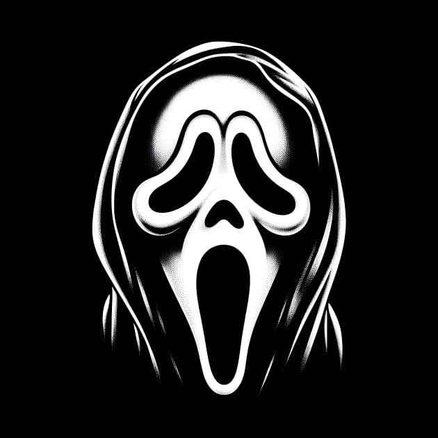 Ghostface - Scream Classic Movie Villain by Every Day is Halloween