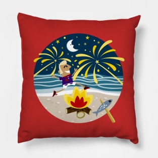 San Juan Beach Party Pillow