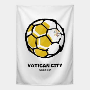 Vatican City Football Country Flag Tapestry