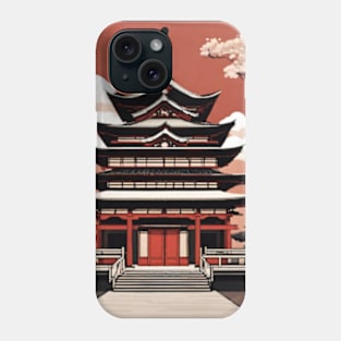 beautiful Japanese temple art Phone Case