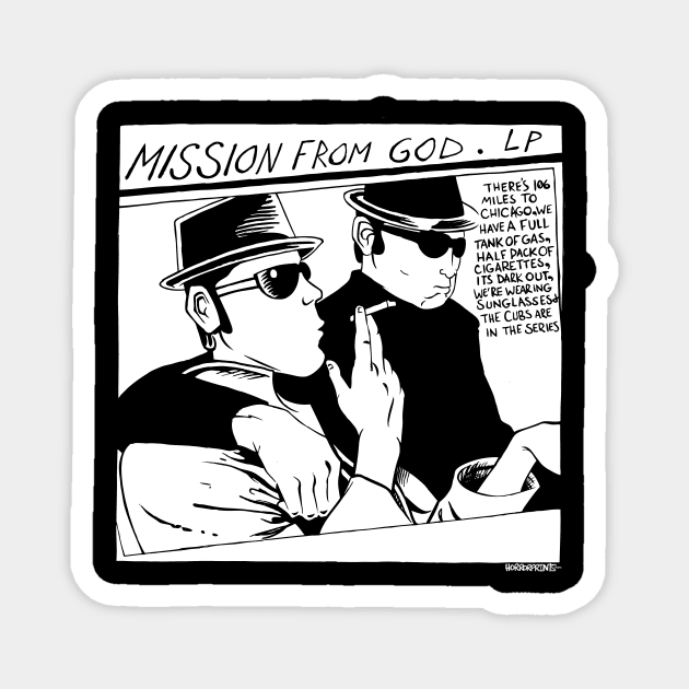 Mission from God Magnet by horrorprints