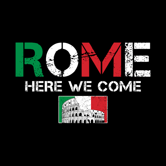 Rome Here We Come Matching Italian Family Vacation Trip by MetalHoneyDesigns