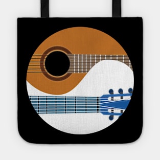 Yin Yang Guitar Yin Yang Guitar Gifts Tote