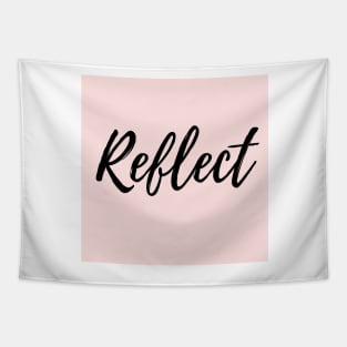 Reflect - Pink Background Tapestry