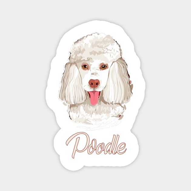 Beautiful Standard Poodle! Especially for Poodle Lovers! Magnet by rs-designs