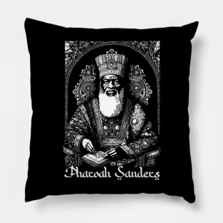 Pharoah Sanders  -- Original Retro Design Pillow