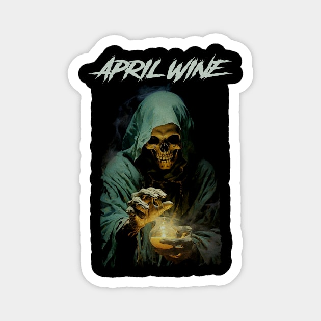 APRIL WINE MERCH VTG Magnet by Bronze Archer