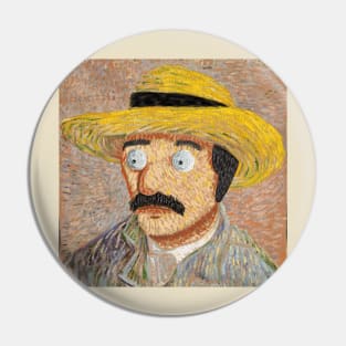 Burgers Painting Van Gogh Bob Pin