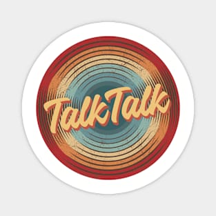 Talk Talk Vintage Circle Magnet