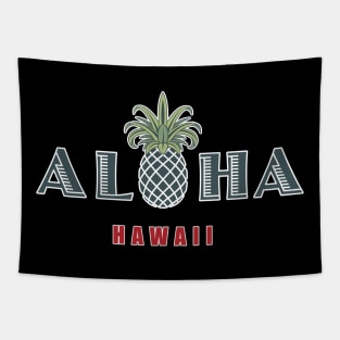 Aloha Hawaii with Pineapple Tapestry