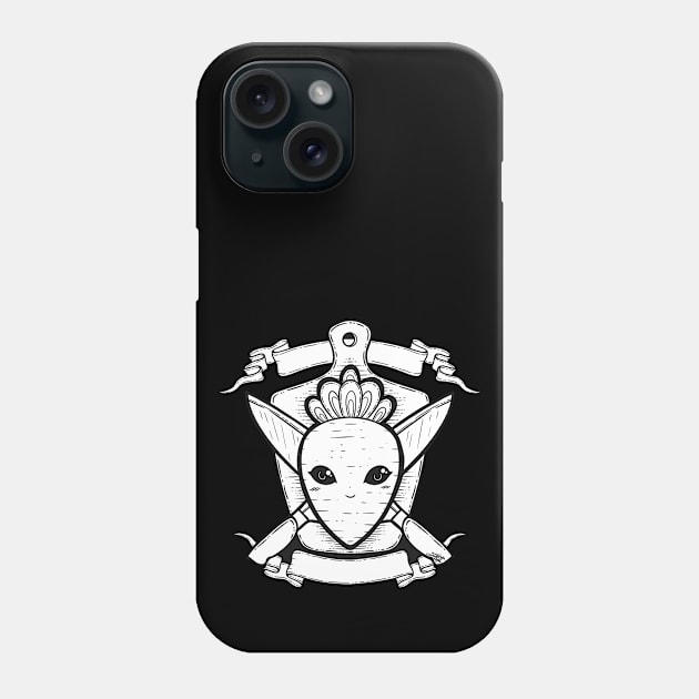 Radish/Carrot and Knife Coat of Arms Phone Case by zarya_kiqo