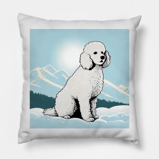 Make a Difference with the Poodle Mountain Design 2 Pillow