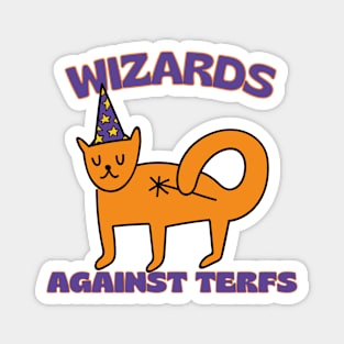 Wizards Against TERFs Cat Magnet