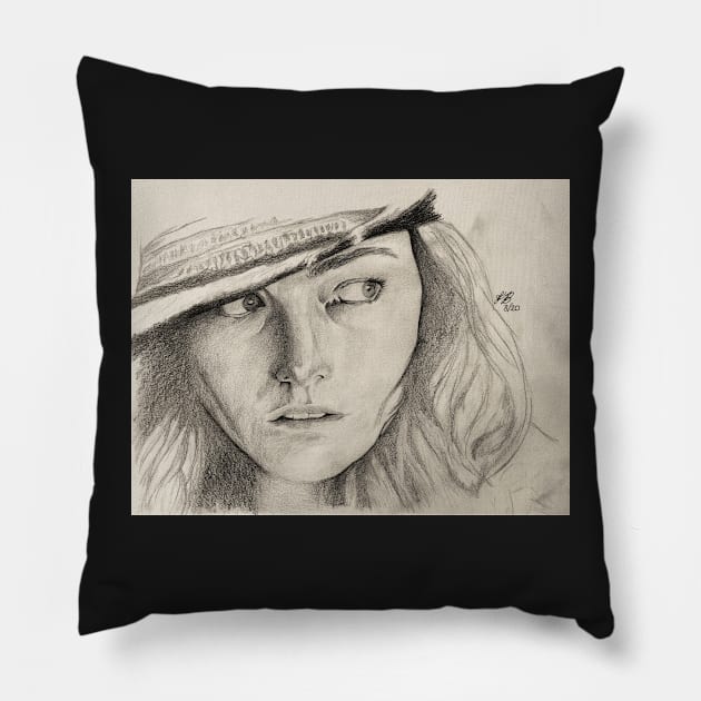 Anne Bonny Pillow by DustNox