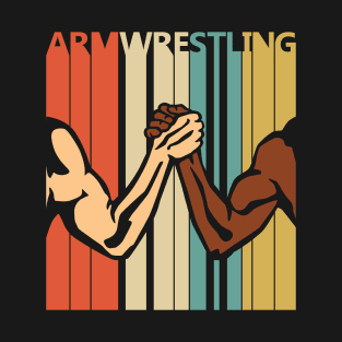 Arm Wrestling Gifts - Vintage 1980s Arm Wrestling T-Shirt