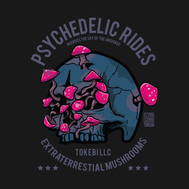 Psychedelic  Rides Paranormal Skull by TOKEBI