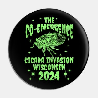 Wisconsin Cicada Invasion 2024 - Wisconsin Cicada Co-Emergence 2024 Pin