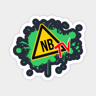 Nerdy Blurb TV splat logo Magnet