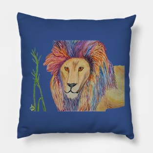 Punk Lion Pillow