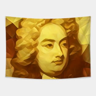 Jonathan Swift Golden Portrait | Jonathan Swift Artwork 9 Tapestry