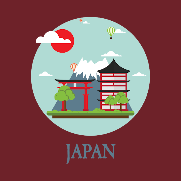 Japan Tokyo Tourist Travellers Edition by PatrioTEEism