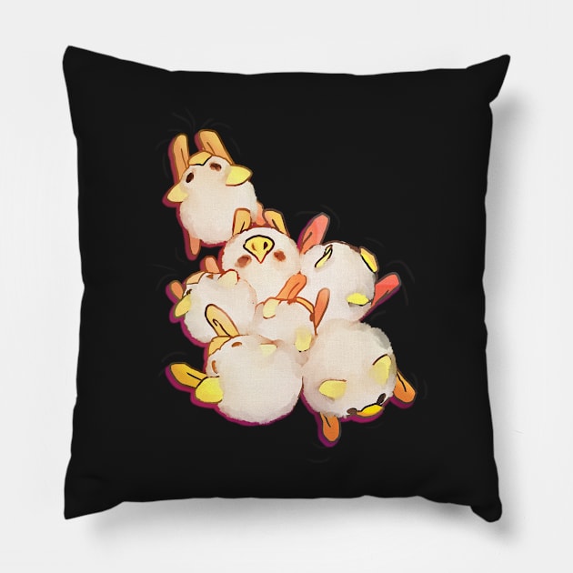 Honduran white bat pin! Pillow by KO-of-the-self