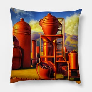 Chocolate Factory Art Pillow