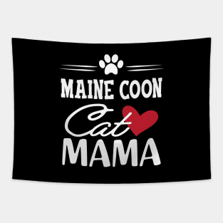 Maine Coon Cat Mama Tapestry