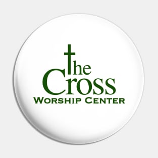 TCWC classic logo in Green letters Pin