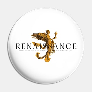 Vintage Renaissance Angel | Vintage | Renaissance | Quote | White Pin