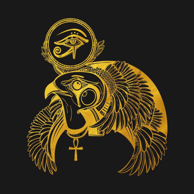 Eagle Golden (sacred symbol) by DISOBEY