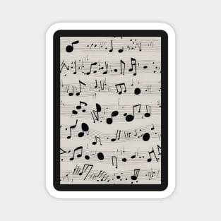 Musical Notes Pattern, perfect gift for all musicans and those who can't live without music #8 Magnet