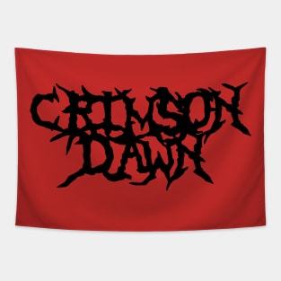 Crimson Dawn (Black) Tapestry