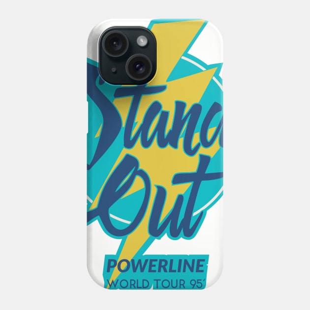 Powerline - Stand Out - World Tour 95' Lighting Phone Case by Batg1rl