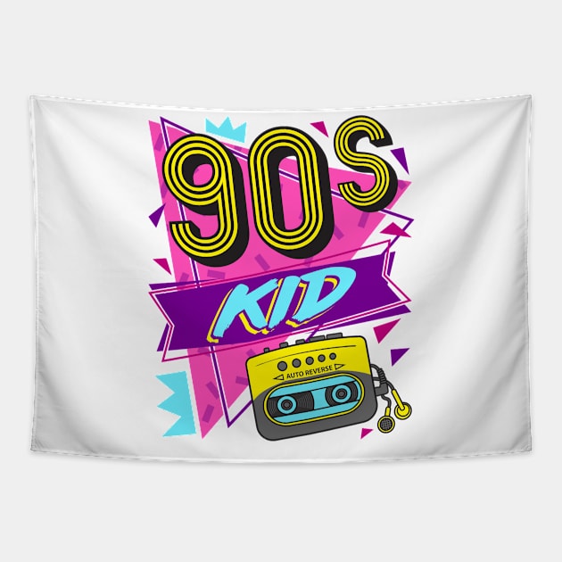 90s Shirt - 90s Kid Tapestry by redbarron