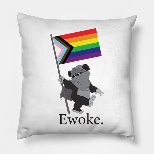 Ewoke #4 Pillow by FatJarShop - Concept by Jared Miller | Art by Clara Oses