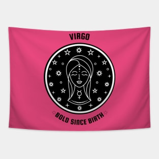 Virgo ♍ Bold Since Birth Zodiac Sign Astrology Tapestry