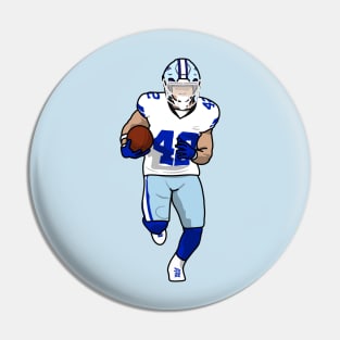 run and run deuce Pin