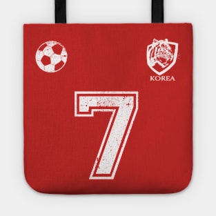 Korean soccer red tee for world cup Tote